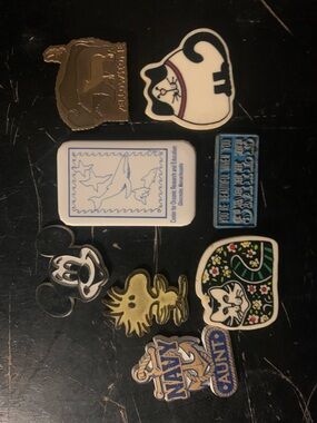 Lot Of 8 Refrigerator Magnets Various Sizes Travel Souvenir Attractions VTG